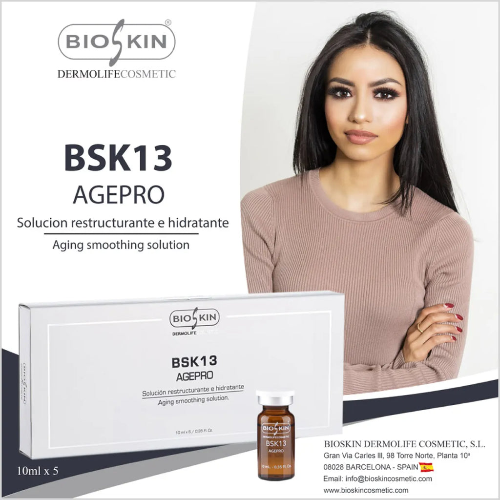 BIOSKIN - BSK13 AGE PRO Meso Serum for Anti Aging and Skin Tightening - Made in Spain