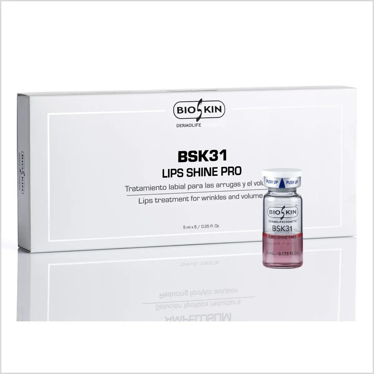 BIOSKIN - BSK31 LIPS SHINE PRO for Dark Lips Treatment - Wrinkles & Volume - Made in Spain