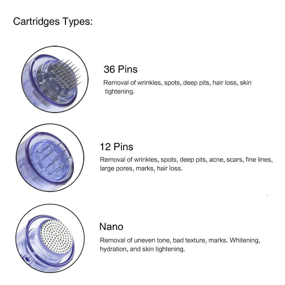 Dr. Pen A6 Cartridges/Needles 12 Pin/36 Pin/Nano Pin - (Single Piece)