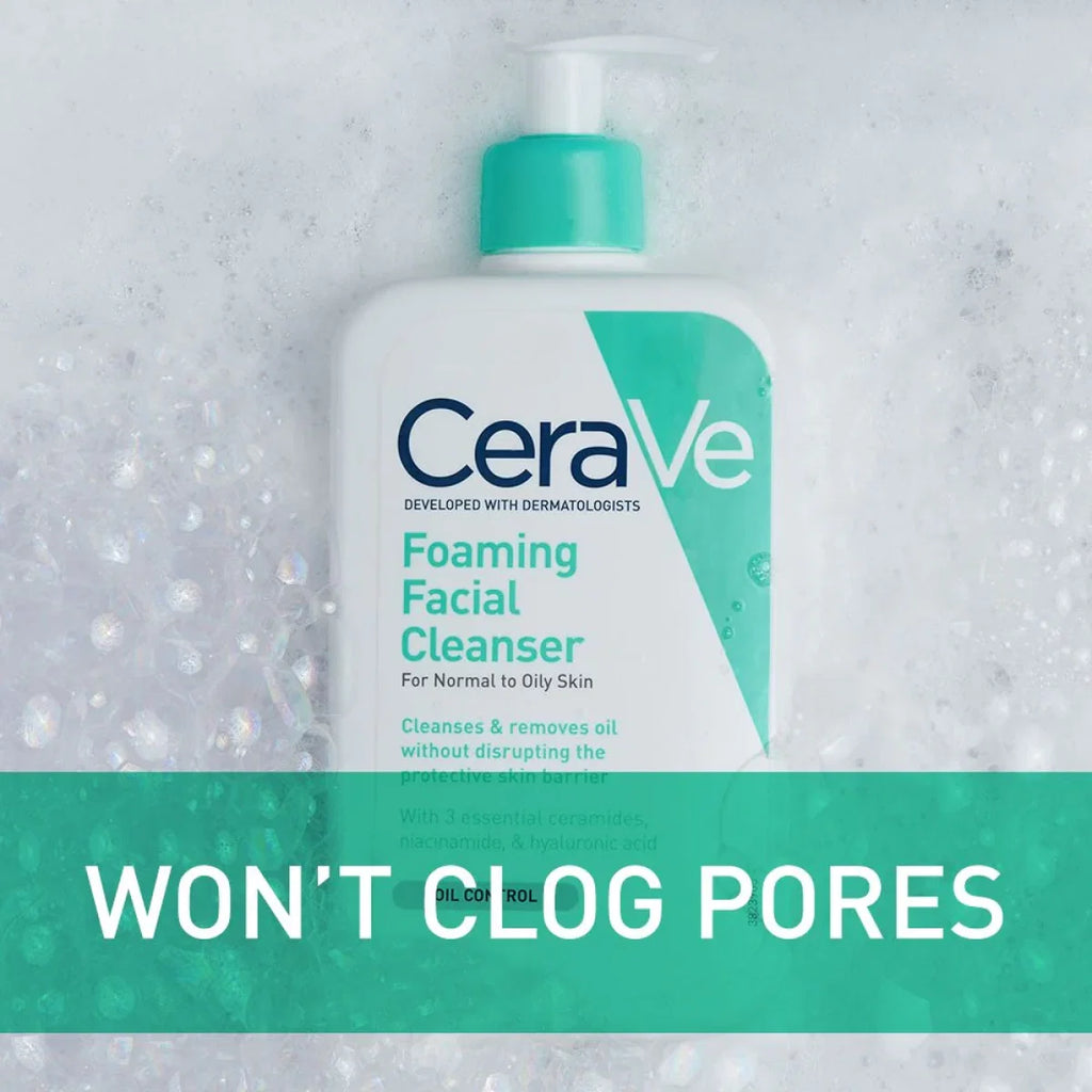CeraVe Foaming Facial Cleanser 237ml - Made in USA