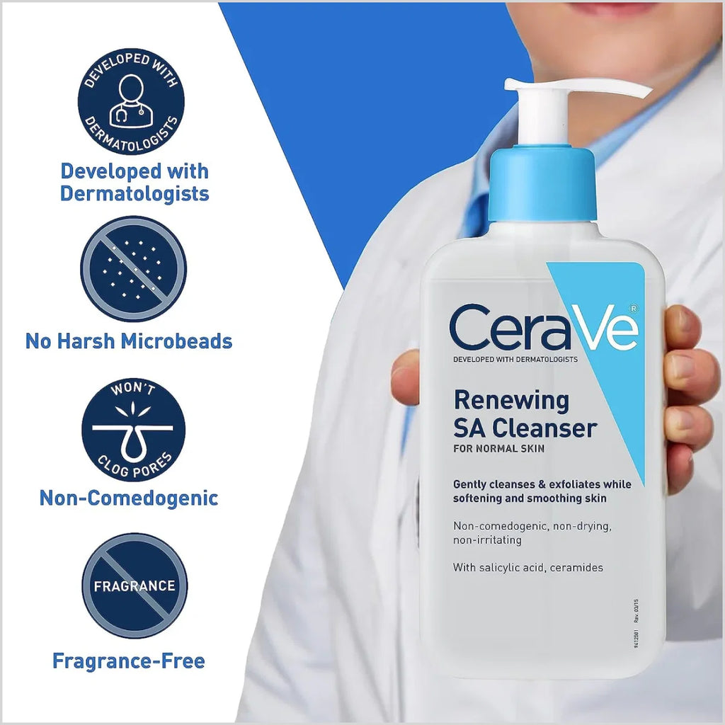 CeraVe Renewing SA Cleanser - Made in USA