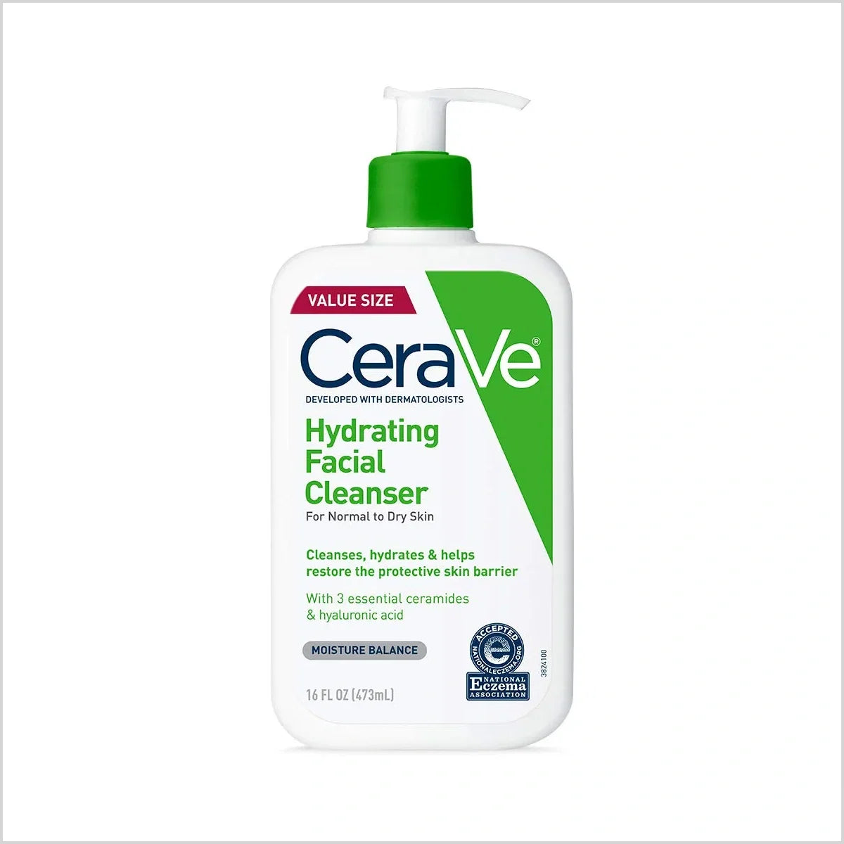 CeraVe Hydrating Facial Cleanser 237ml - Made in USA