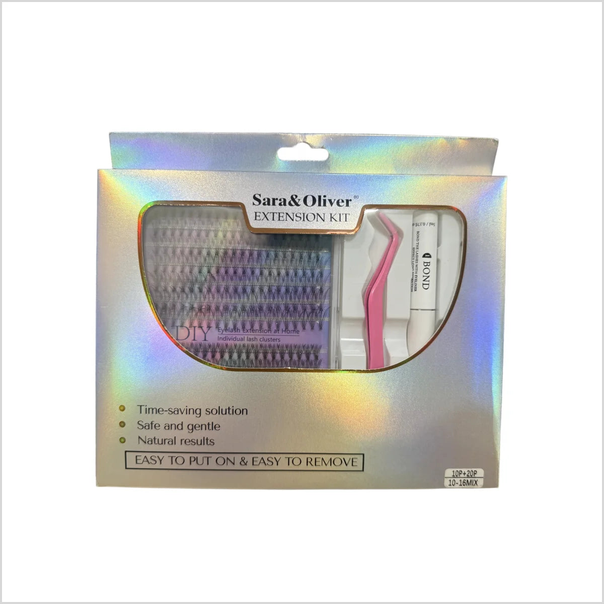 DIY Lash Kit with Sealer Bonder and Remover - Eyelash Extensions Kit