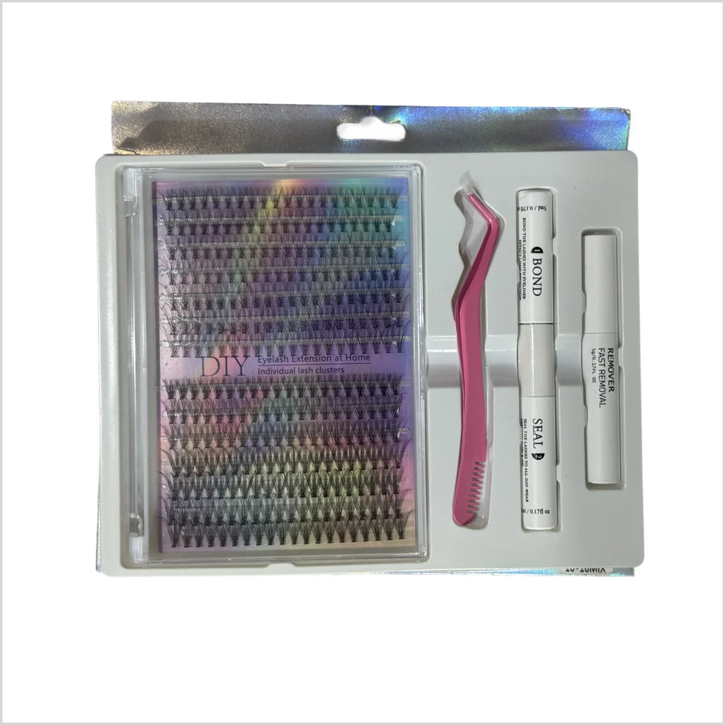DIY Lash Kit with Sealer Bonder and Remover - Eyelash Extensions Kit