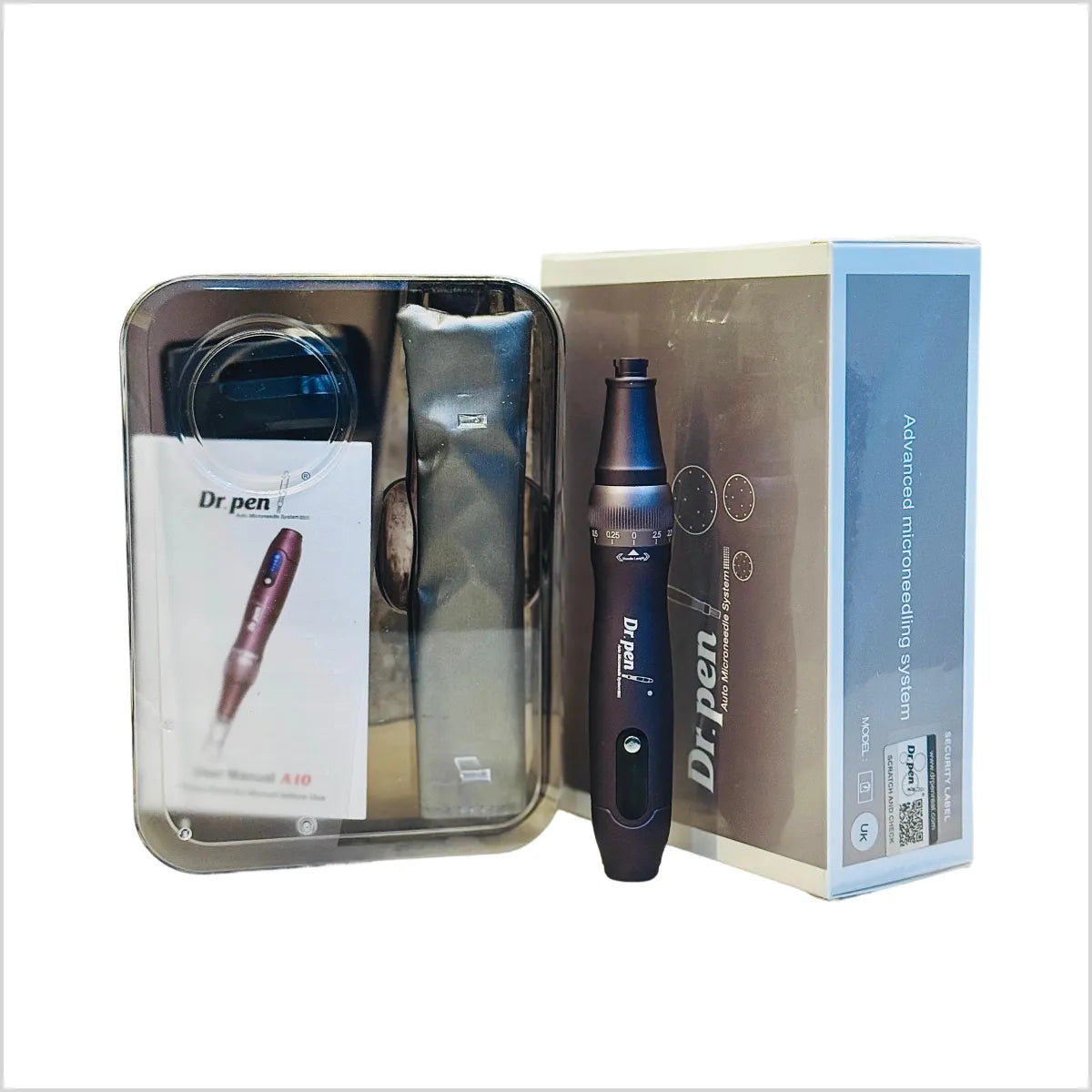 Dr Pen Ultima A10 with 12 Pin Needles/Cartidges - Microneedling Pen in Pakistan