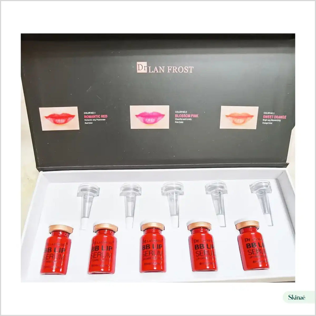 Semi -Permanent BB Lips Glow Ampoule Serum Starter Kit Lip Gloss Pigment - 8ml