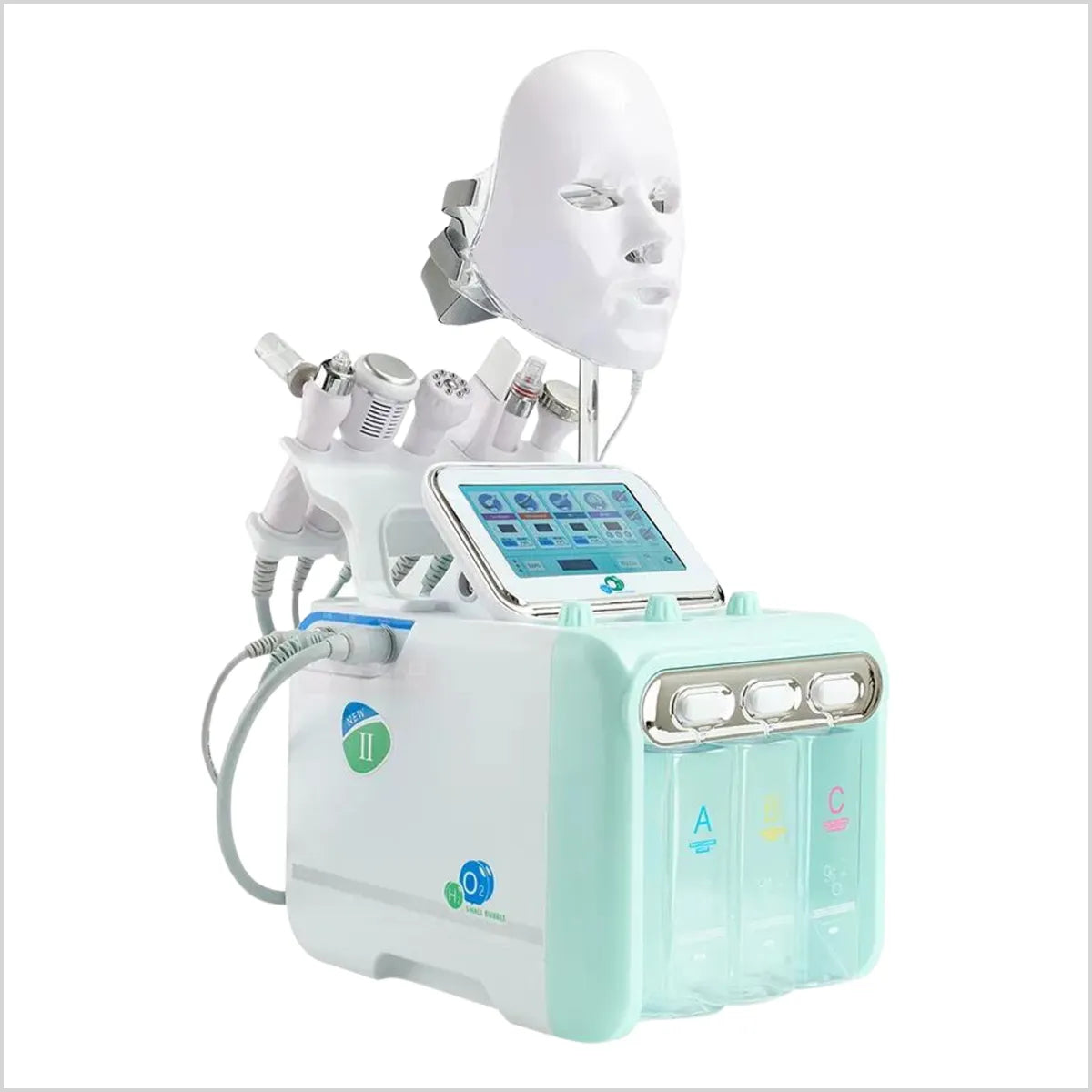 7 in 1 Hydra Facial Machine with Hydrafacial Serum Set