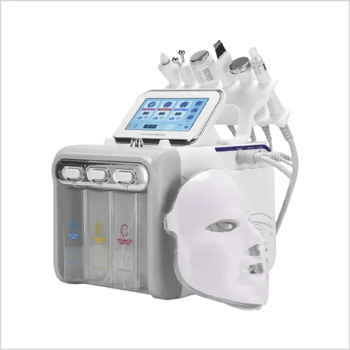 7 in 1 Hydra Facial Machine with Hydrafacial Serum Set