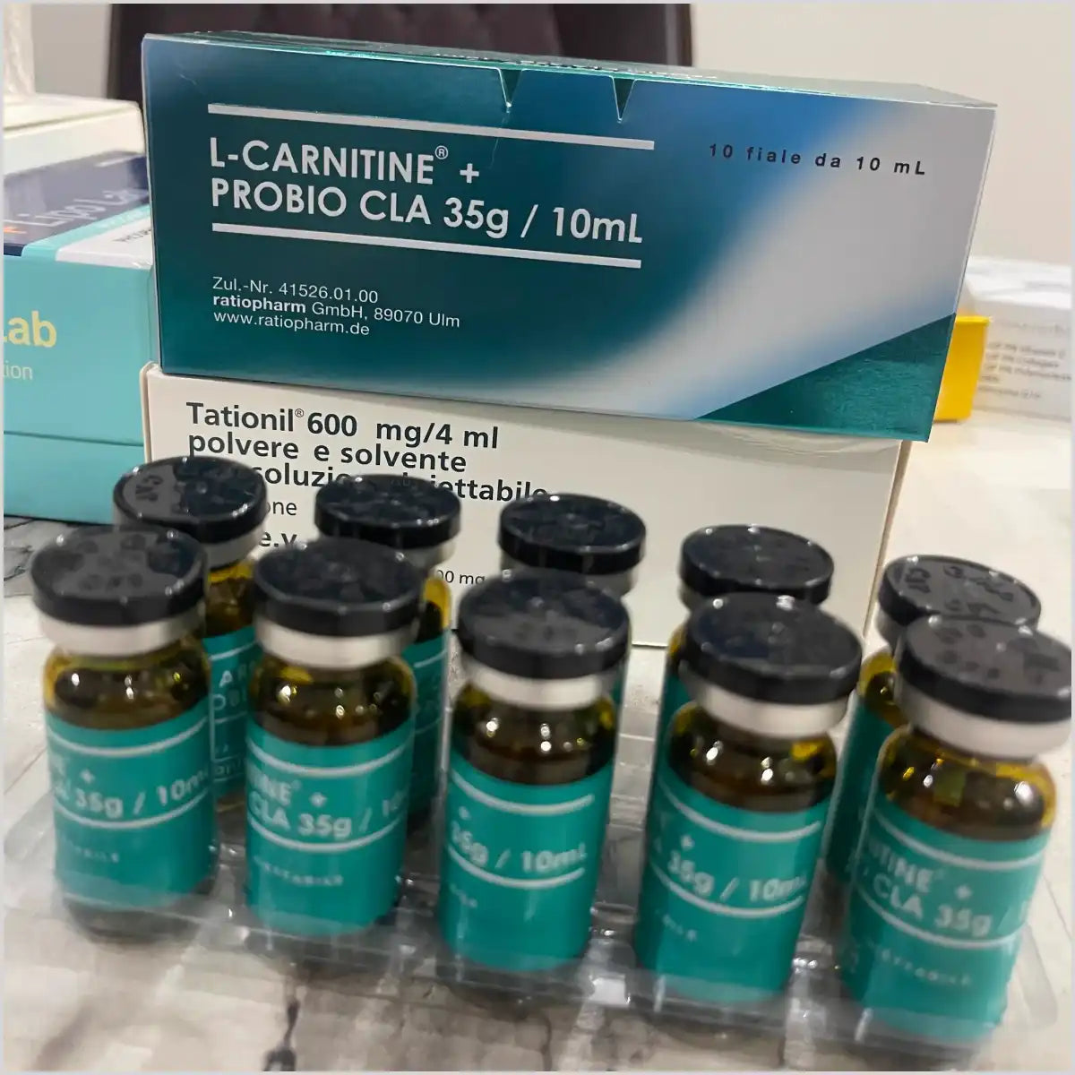 Ratiopharm L Carnitine + PROBIO CLA 35g/10 ml Solution - Made in Germany