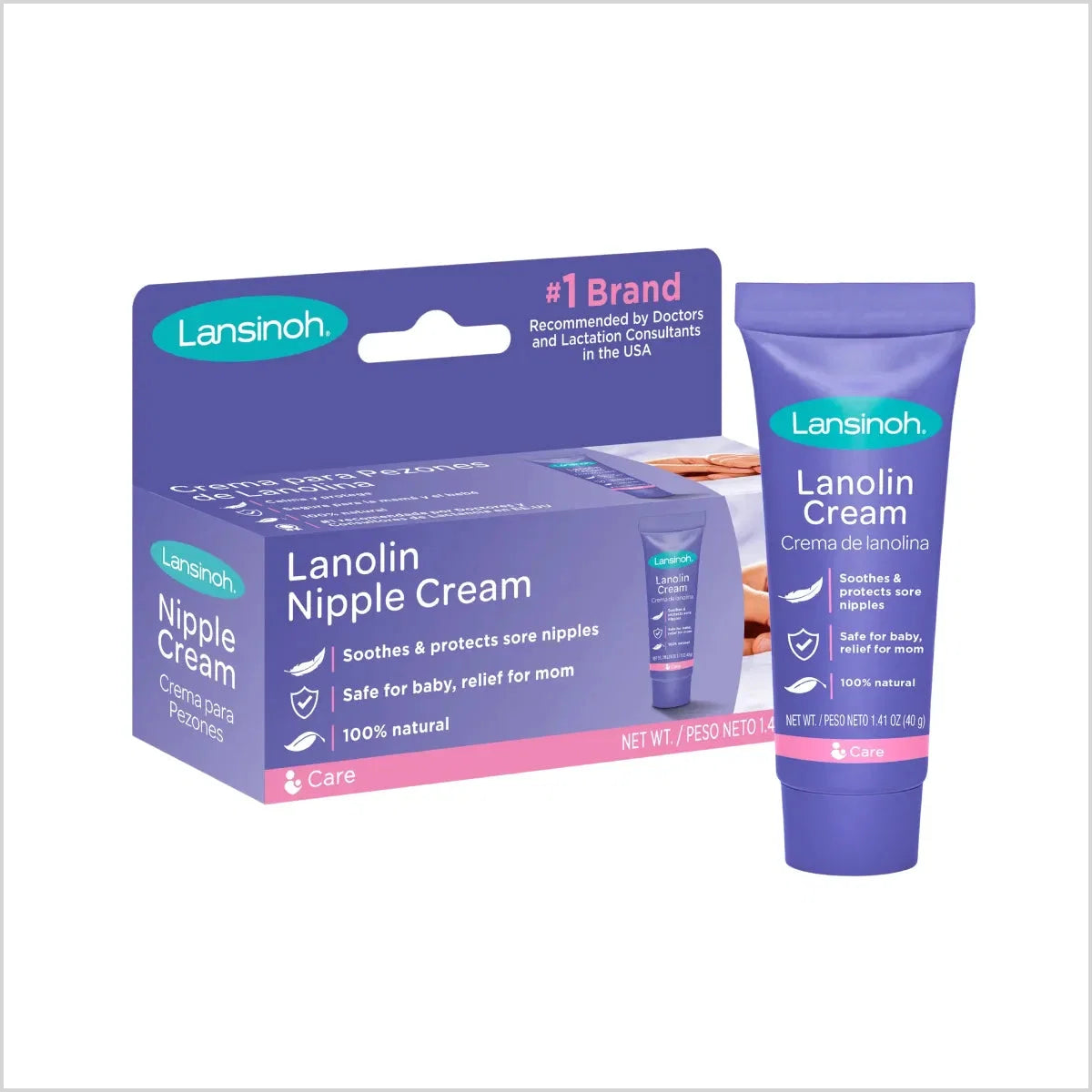 Lansinoh Lanolin Nipple Cream - Made in USA
