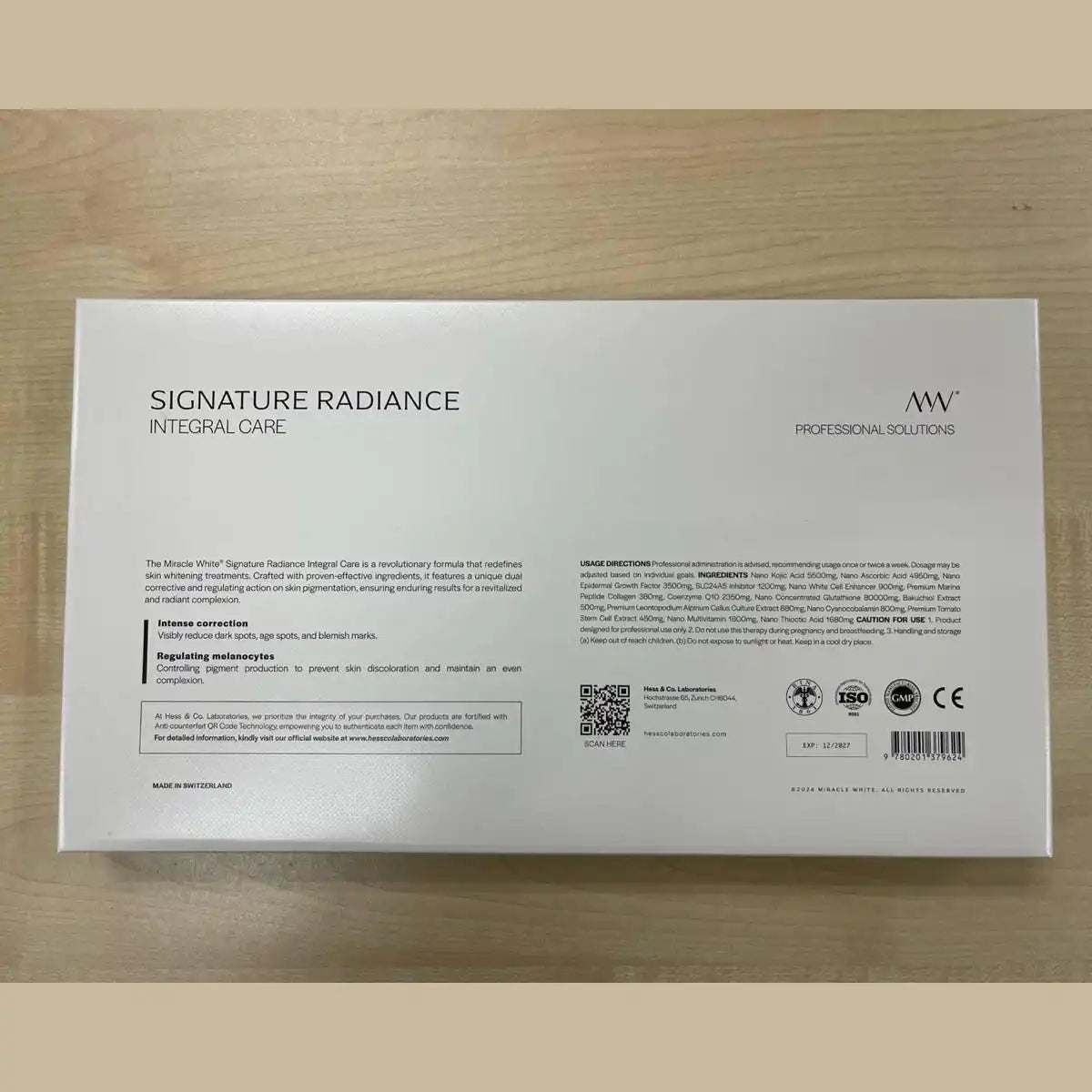 Miracle White 80000mg Signature Radiance Glutathione Injections