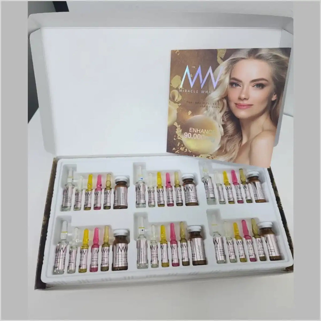 Miracle White 90000mg Skin Whitening Injections – 6 Sessions
