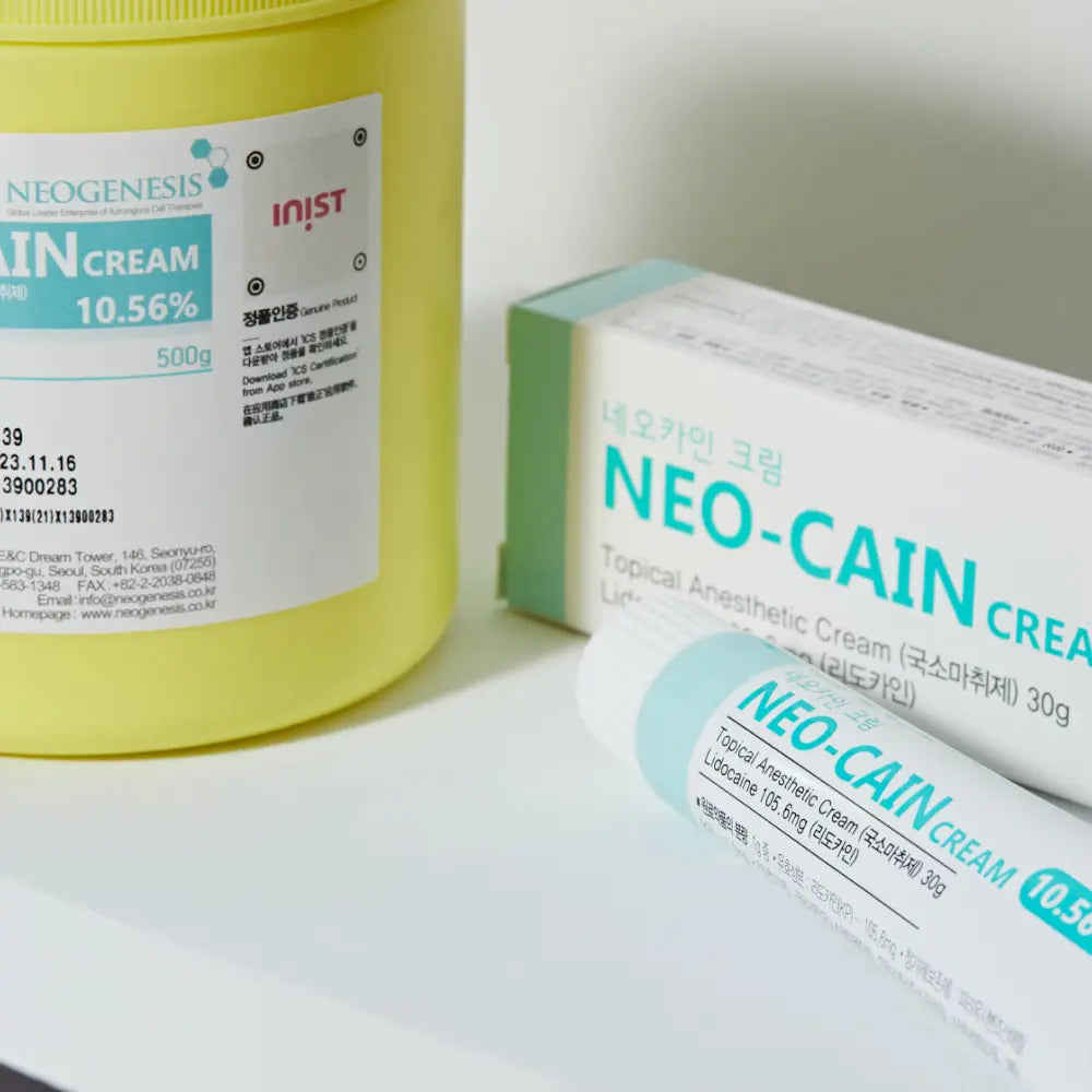 Original Neo-Cain Numbing Cream 10.56% Lidocain - 500g - Made in Korea