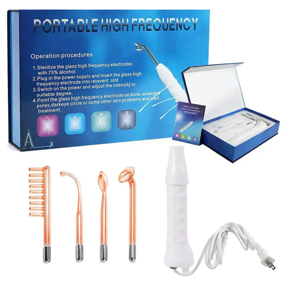 4 In 1 High Frequency Machine Electrode Wand