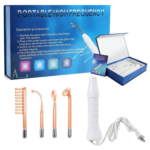 4 In 1 High Frequency Machine Electrode Wand
