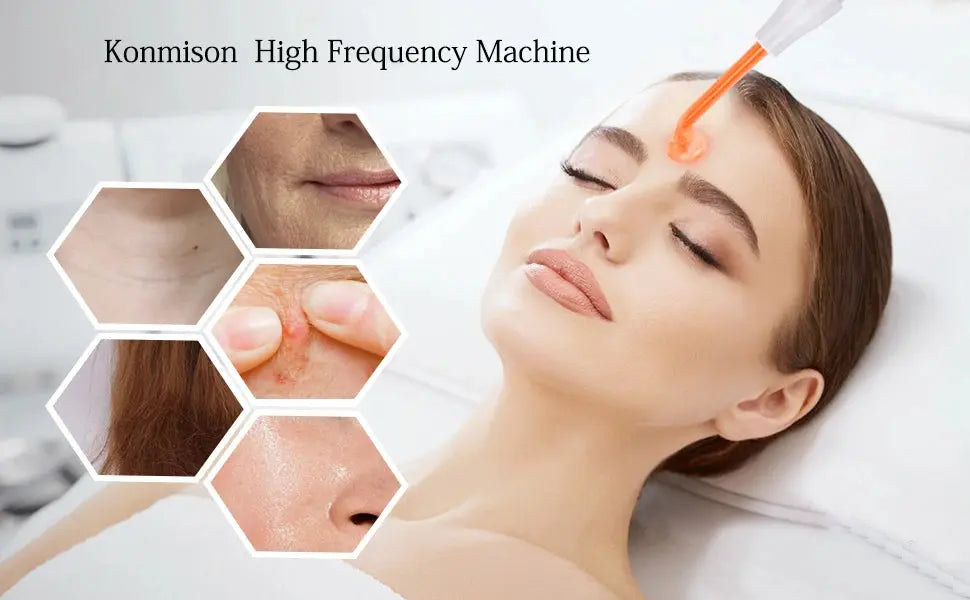 4 In 1 High Frequency Machine Electrode Wand