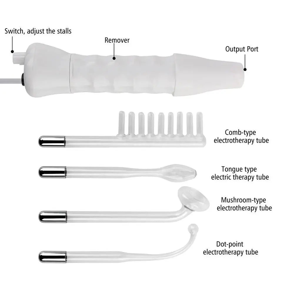 4 In 1 High Frequency Machine Electrode Wand