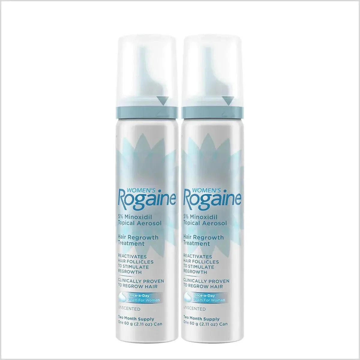 Womens Rogaine 5% Minoxidil Foam for Hair Loss and Hair Regrowth