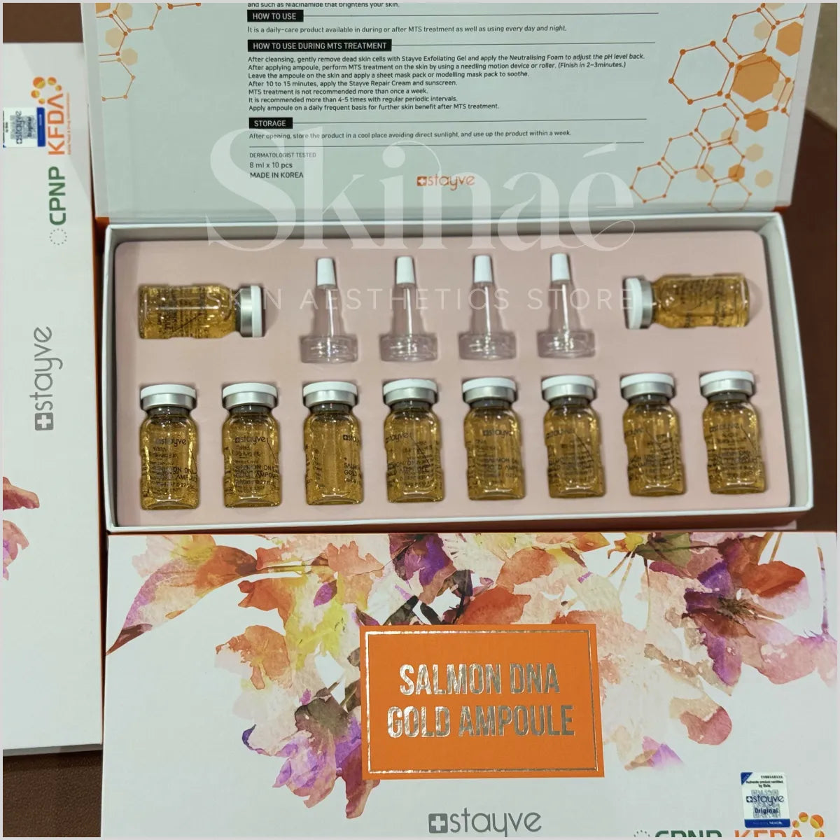 Original BB Glow Stayve Booster Serum – Salmon DNA Gold Ampoule 8ml