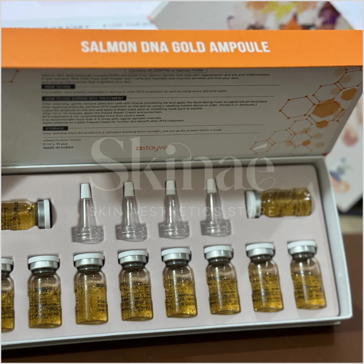 Original BB Glow Stayve Booster Serum – Salmon DNA Gold Ampoule 8ml