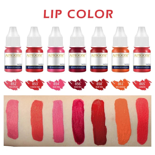 Aimoosi Chinese Red Pigment - Microblade Tattoo Ink For Permanent Makeup
