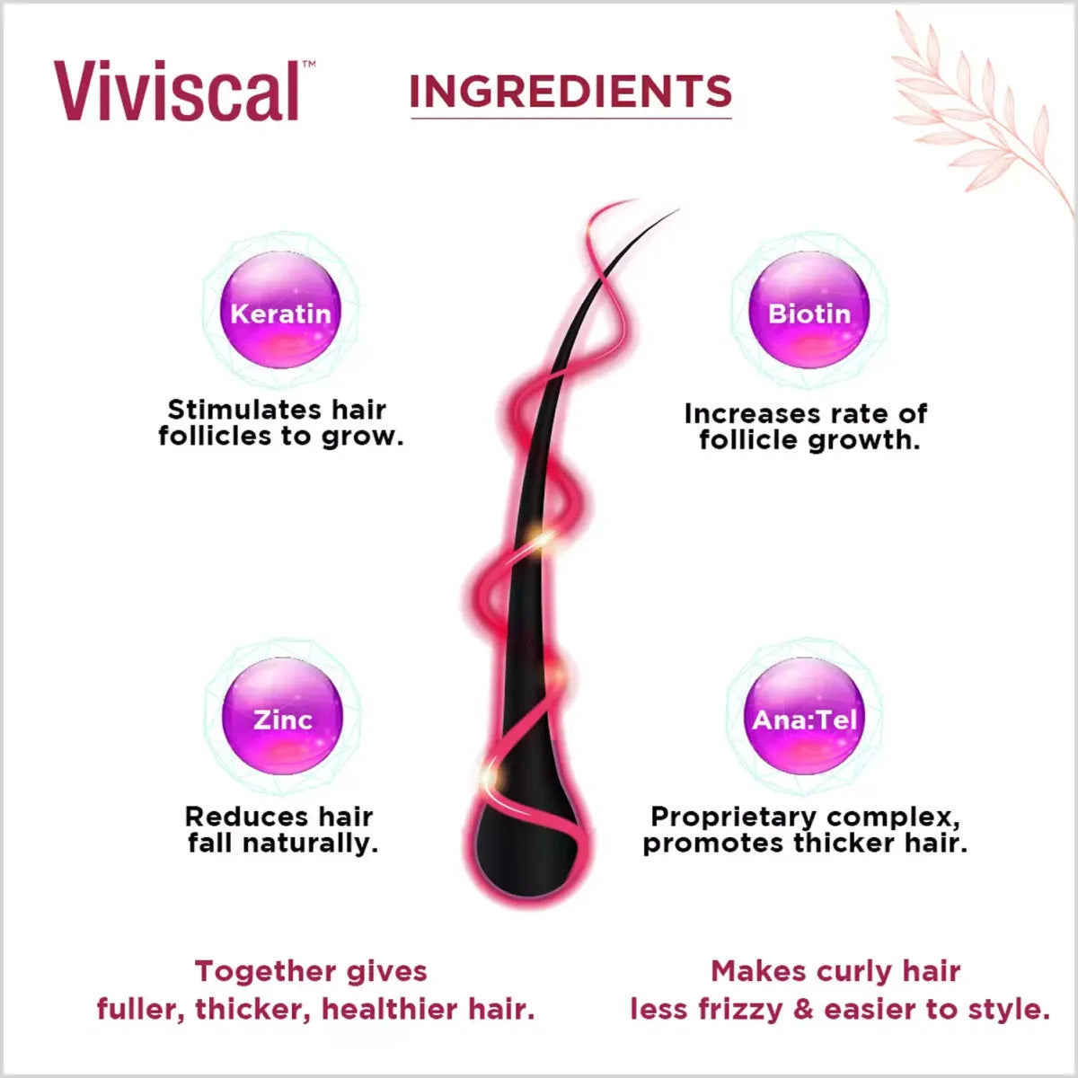 Viviscal Gorgeous Growth Densifying Elixir 50ml - Made in UK