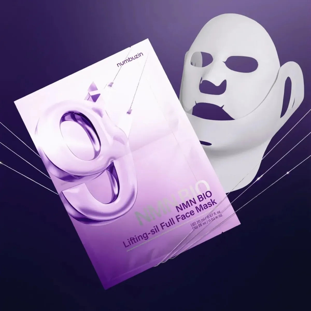 Numbuzin No.9 NAD+ Bio Lifting-Sil Full Face Mask - Made In Korea