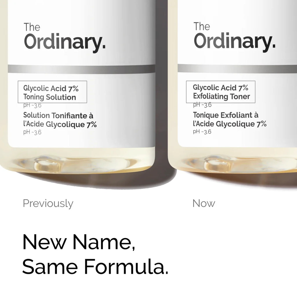 Glycolic Acid 7% Exfoliating Toner - Toning Solution 240ml - The Ordinary