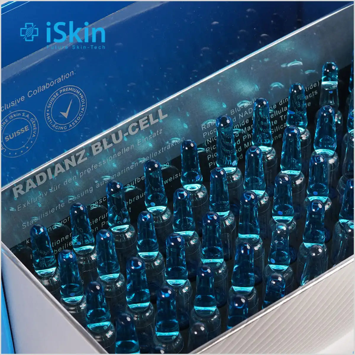 iSkin Radianz Blu Cell With NAD+ Glutathione Injections