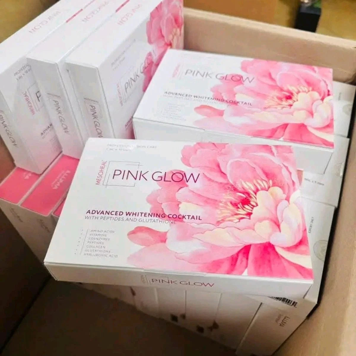 Mesoheal - Pink Glow Advanced Whitening Cocktail - Made in Korea