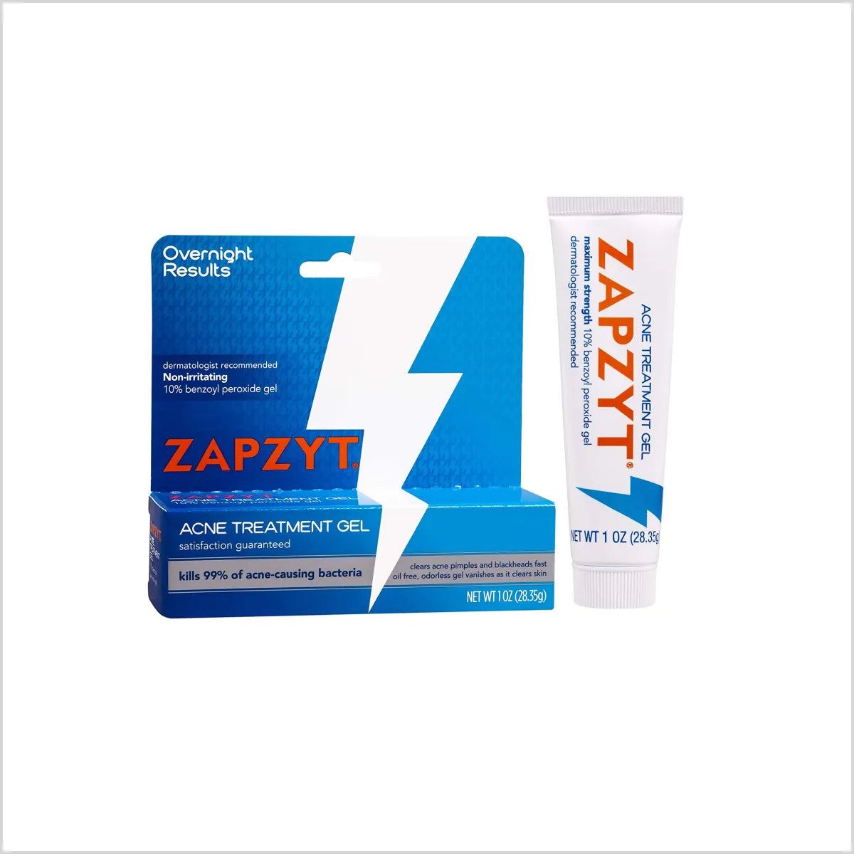 ZAPZYT Acne Treatment Gel - Made in USA